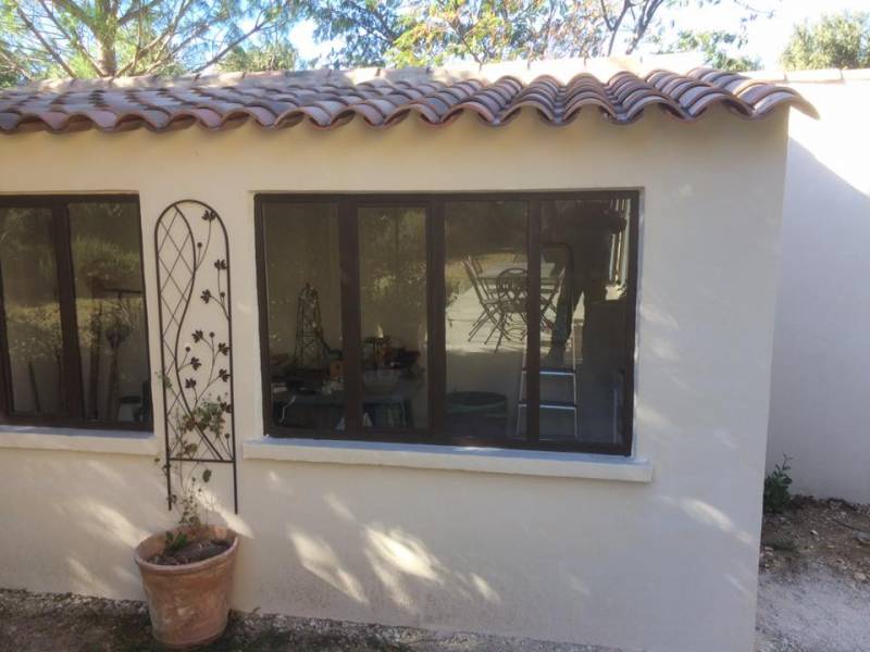 FABRICATION SUR MESURE D'UNE VERRIERE DE FENETRE EN FER