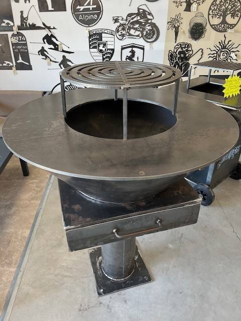 BRASERO ROND SUR PIED