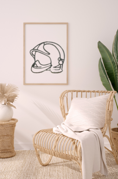 AR0068 DECOUPE CASQUE DE POMPIER