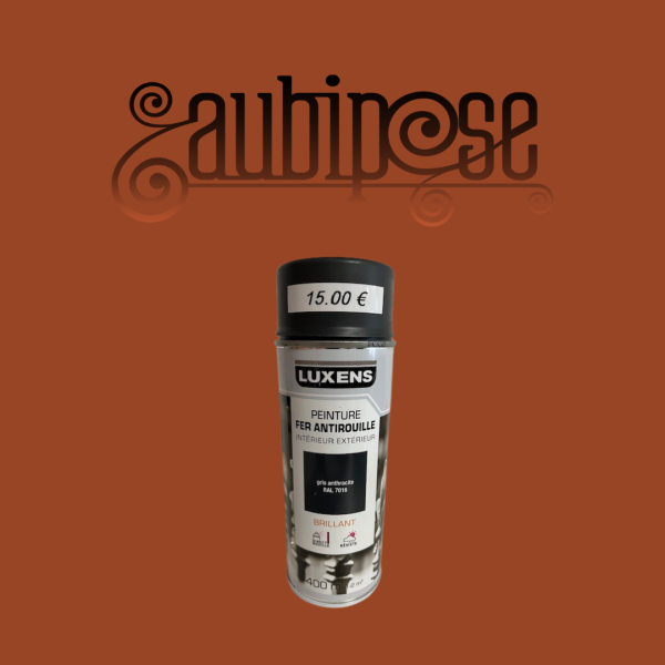 AR0700 PEINTURE ANTIROUILLE GRIS ANTHRACITE RAL 7016 400ML 400ML