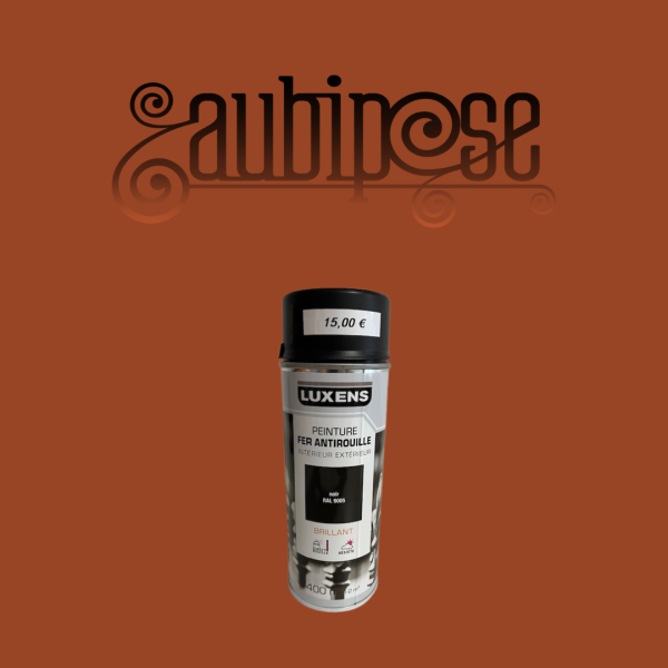 AR0700-1 PEINTURE ANTIROUILLE NOIR RAL 9005 400ML