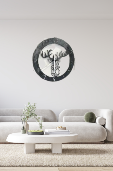 AR0527 PENDULE CERF ORIGAMI 