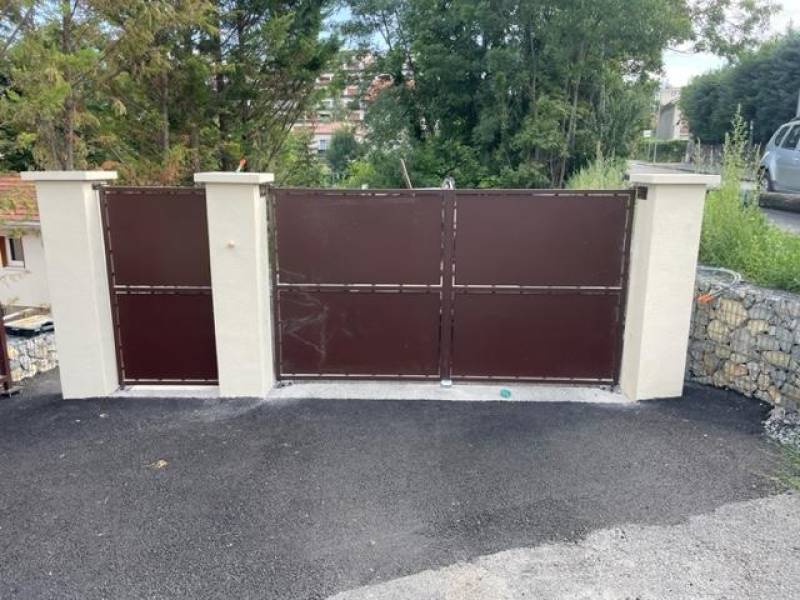 PORTAIL + PORTILLON A AUBIGNAN, VAUCLUSE