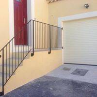 FABRICATION SUR MESURE D'UNE MAIN COURANTE EN FER BARREAUDEE A AUBIGNAN, VAUCLUSE